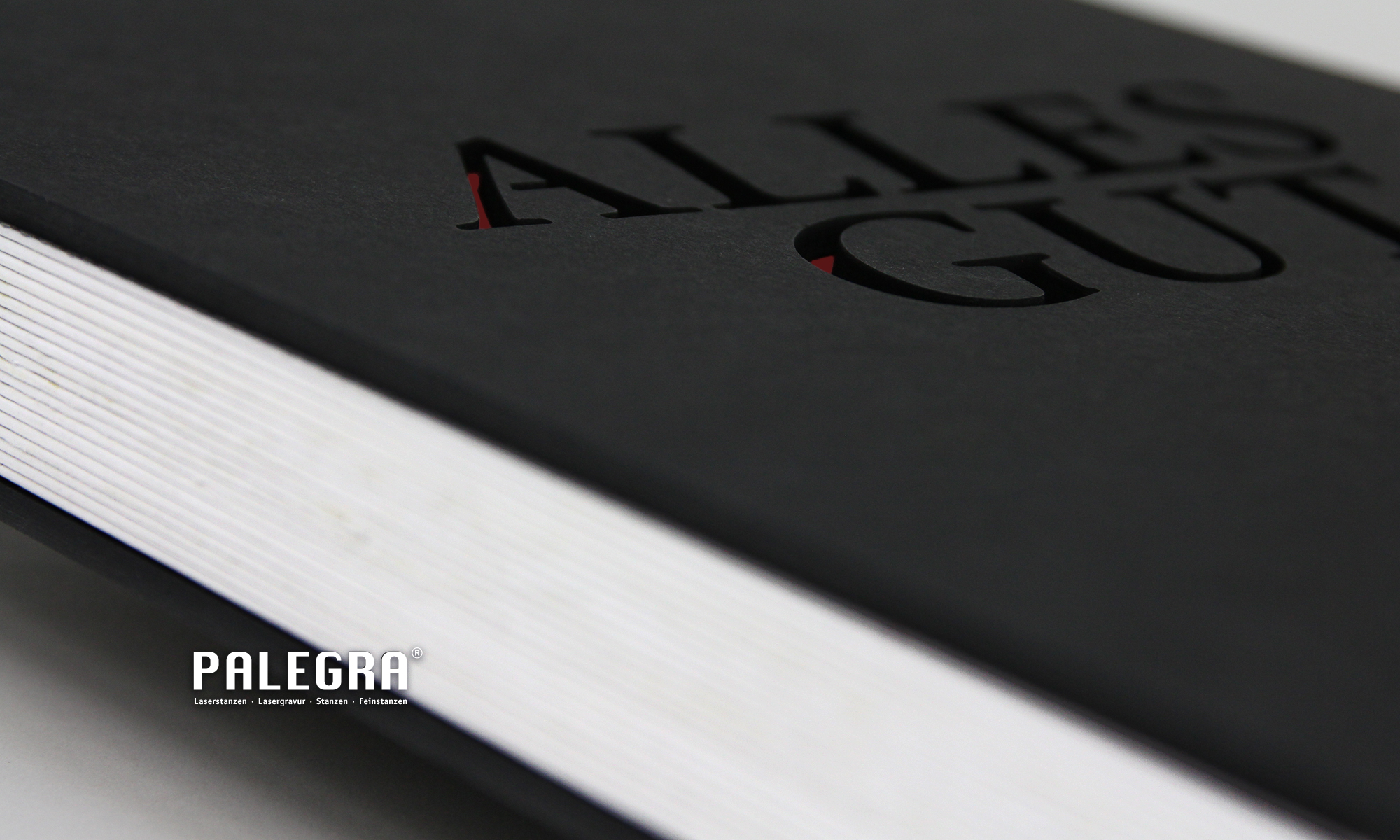 Lasergravur: Buchcover / Laserschnitt Buchschuber