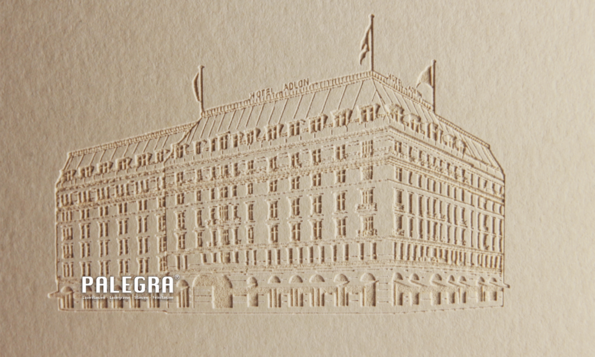Lasergravur / Papiergravur. Palegra® veredelt Print.