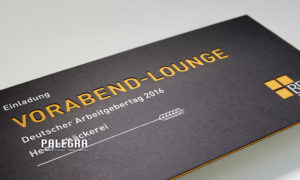 Lasergravur / Papiergravur: Einladung