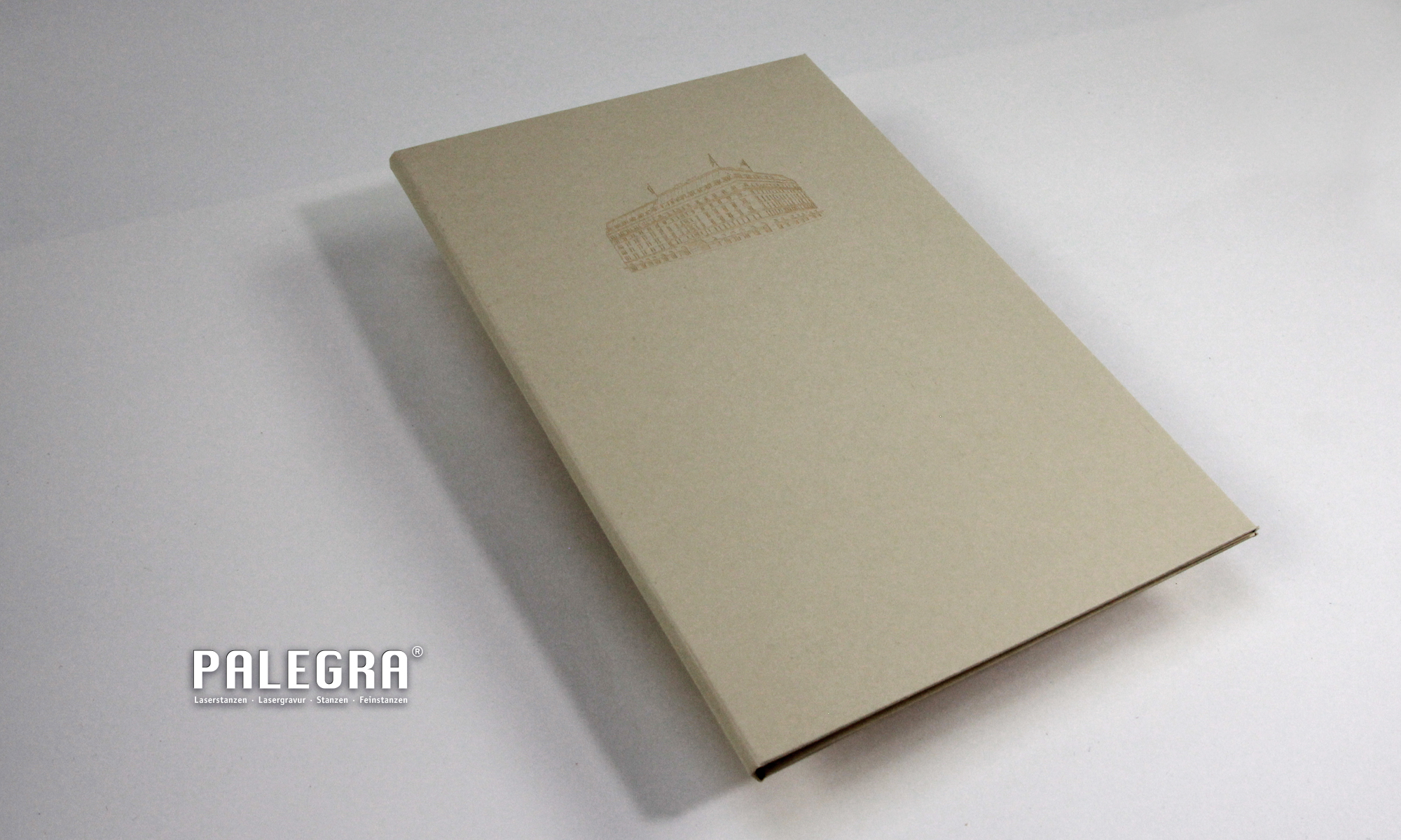 Adlon-Mappe Lasergravur / Papiergravur