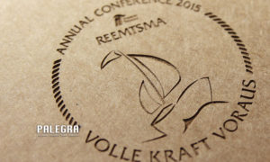 Lasergravur / Papiergravur: Umschlag aus Kraftkarton